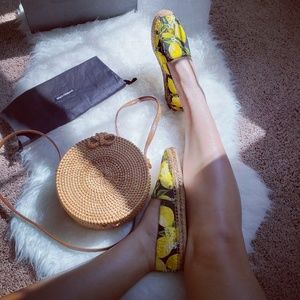 Dolce & Gabbana Lemon  Espadrilles 